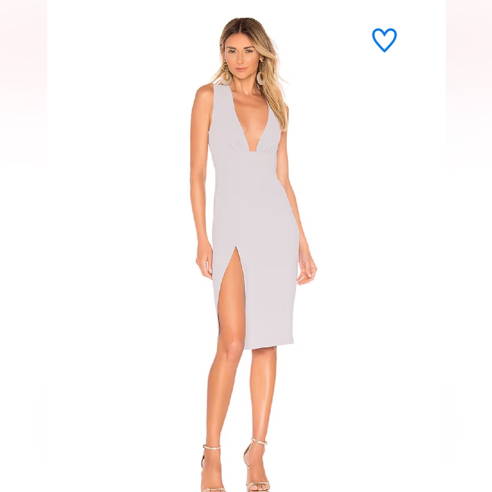 Superdown Rayhana High Slit Dress NWT